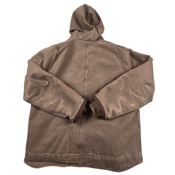Carhartt Men's Sandstone Hooded Multi-pocket Sherpa Lined Jacket Size XL - Picture 3 of 11